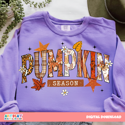 Preppy Pumpkin Bow PNG SVG, Cute Fall Coquette Pumpkin Clipart, Autumn Sublimation Design, Thanksgiving Cricut Silhouette Files