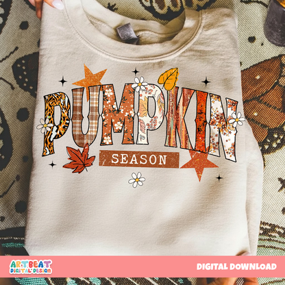 Preppy Pumpkin Bow PNG SVG, Cute Fall Coquette Pumpkin Clipart, Autumn Sublimation Design, Thanksgiving Cricut Silhouette Files