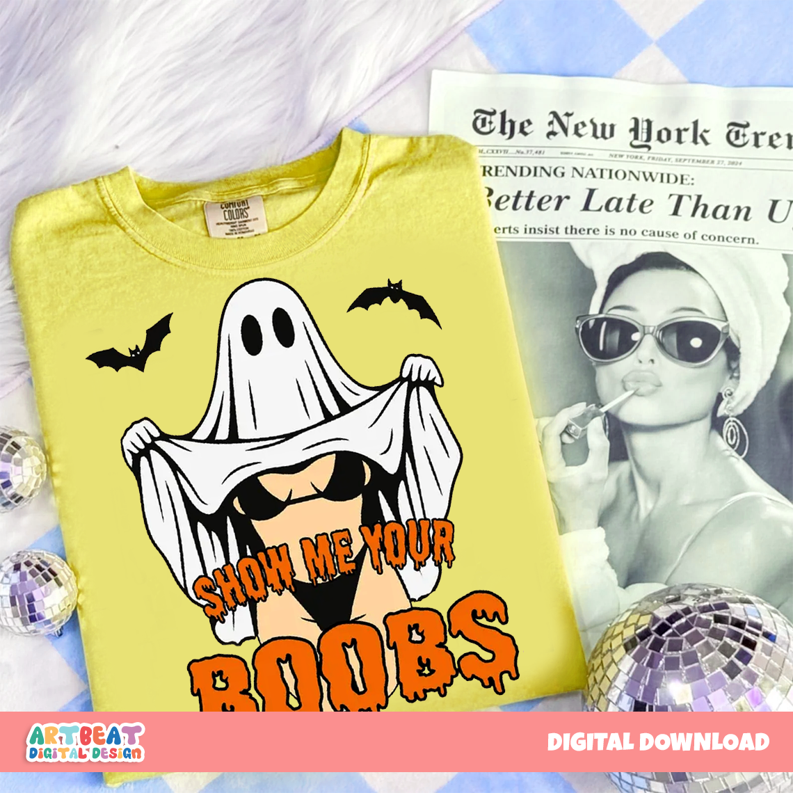 Show Me Your Boobs Halloween PNG SVG, Funny Ghost Shirt Design, Adult Halloween Sublimation Clipart, Spooky Season Digital Download