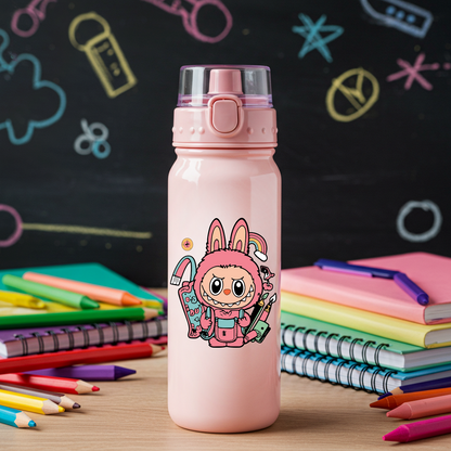 Labubu Back to School 2025 SVG PNG Bundle | Cute Monster Kids Clipart | Bunny Costume School Supplies | Teacher Cricut File Digital Download